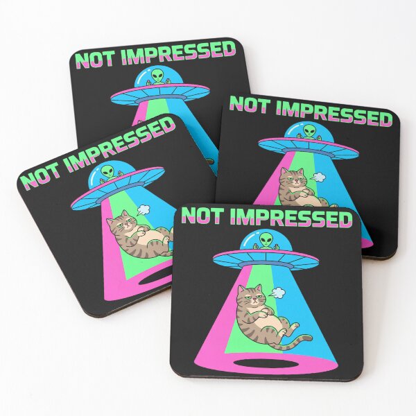 Item preview, Unimpressed Cat Levitated by UFO Tractor Beam designed and sold by ryanguas.
