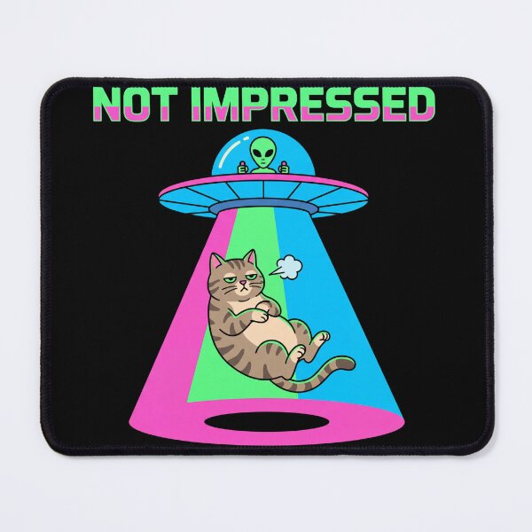 Item preview, Unimpressed Cat Levitated by UFO Tractor Beam designed and sold by ryanguas.