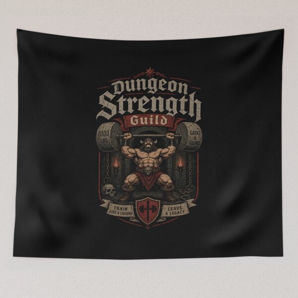 Item preview, Dungeon Strength Guild designed and sold by CreativePrints3.