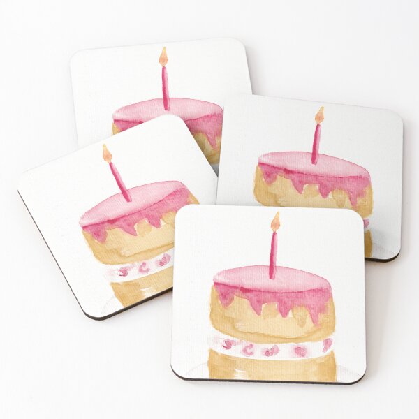 Item preview, Cake for One designed and sold by Kirsten Robinson Art.