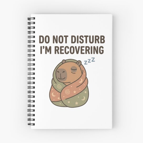 Item preview, Funny Capybara Do Not Disturb I'm Recovering T-Shirt – Cozy Meme designed and sold by DIRTYSKETCHH.