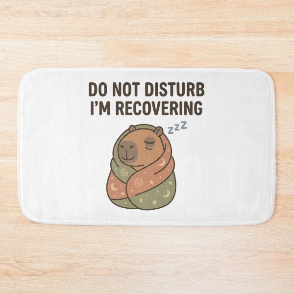 Item preview, Funny Capybara Do Not Disturb I'm Recovering T-Shirt – Cozy Meme designed and sold by DIRTYSKETCHH.