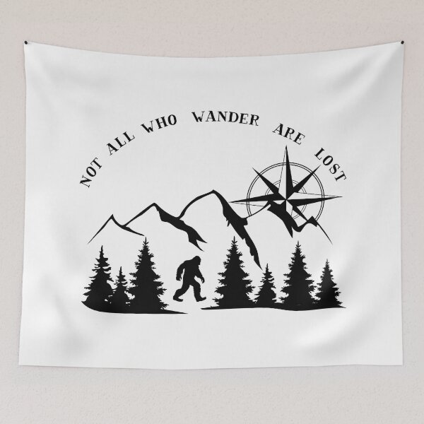 Item preview, Not All Who Wander Are Lost designed and sold by MagnoliaLake.