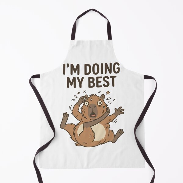 Item preview, Funny Capybara I'm Doing My Best T-Shirt – Chaotic Meme Design designed and sold by DIRTYSKETCHH.