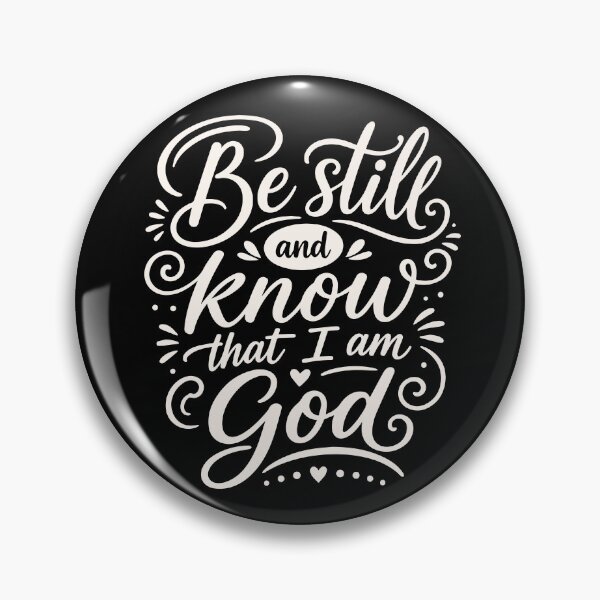 Item preview, Be Still and Know – Faith Over Anxiety Christian Quote designed and sold by Verse & Vibes.