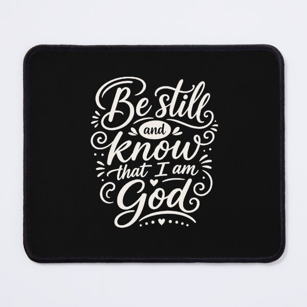 Item preview, Be Still and Know – Faith Over Anxiety Christian Quote designed and sold by Verse & Vibes.