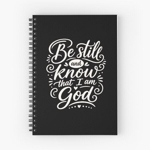 Item preview, Be Still and Know – Faith Over Anxiety Christian Quote designed and sold by Verse & Vibes.