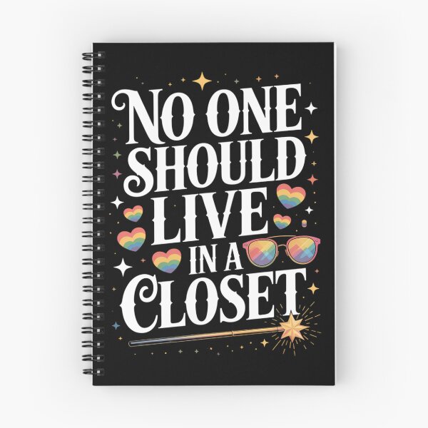 Item preview, No One Should Live in A Closet LGBT Gay Pride  designed and sold by TrinaEspinoza.