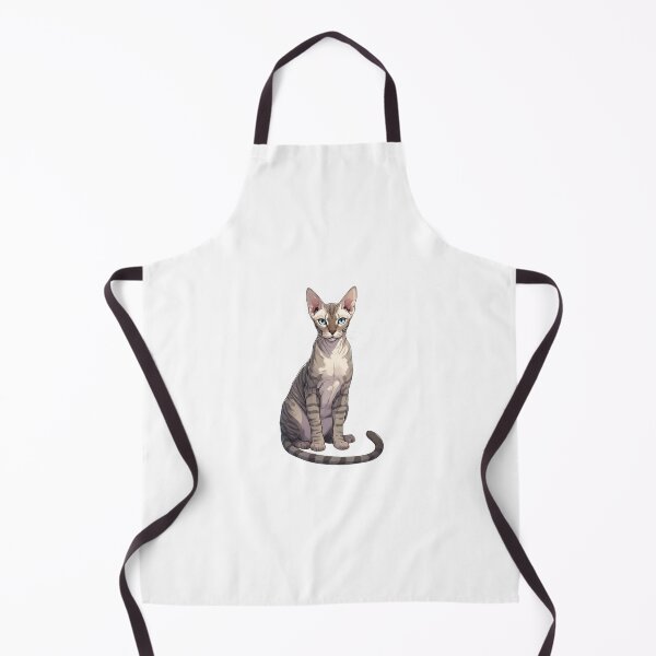 Item preview, Illustration of an oriental shorthair cat with blue eyes, anime style: elegant tabby illustration designed and sold by VientosDeGuerra.