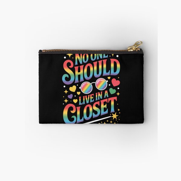 Item preview, No One Should Live in A Closet LGBT Gay Pride designed and sold by TrinaEspinoza.