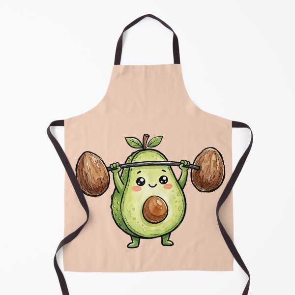 Item preview, Strong Little Avocado Gym Workout Friend designed and sold by POSTEPIC.