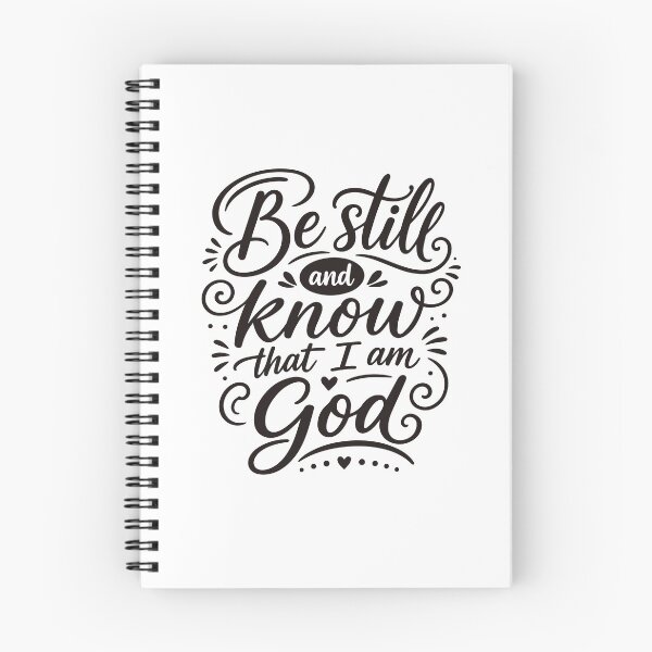Item preview, Be Still and Know –  Christian Quote designed and sold by Verse & Vibes.