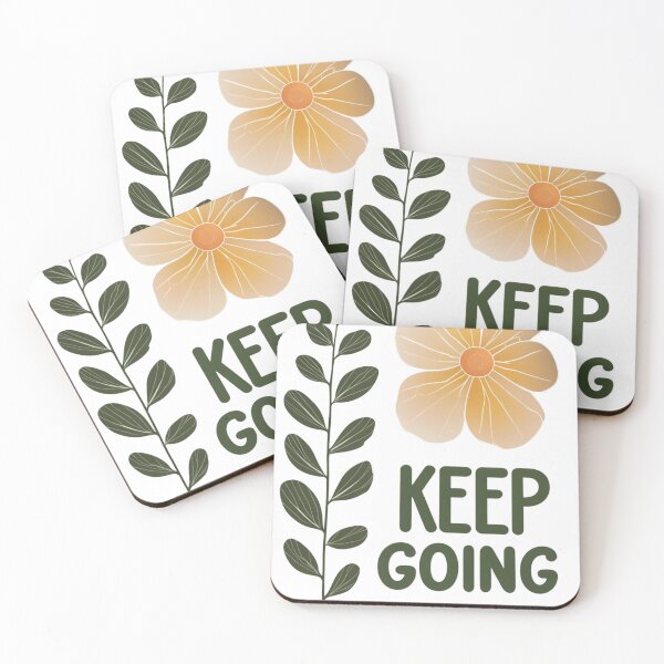 Item preview, Keep going - motivational quote designed and sold by GUNAPRIYAA.