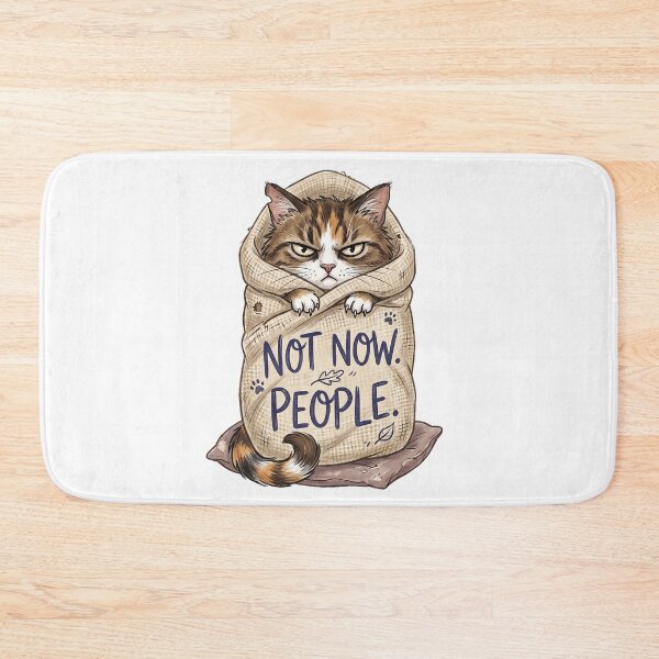 Item preview, Not Now People Grumpy Cat Funny Introvert Gift designed and sold by CrystalMineArts.