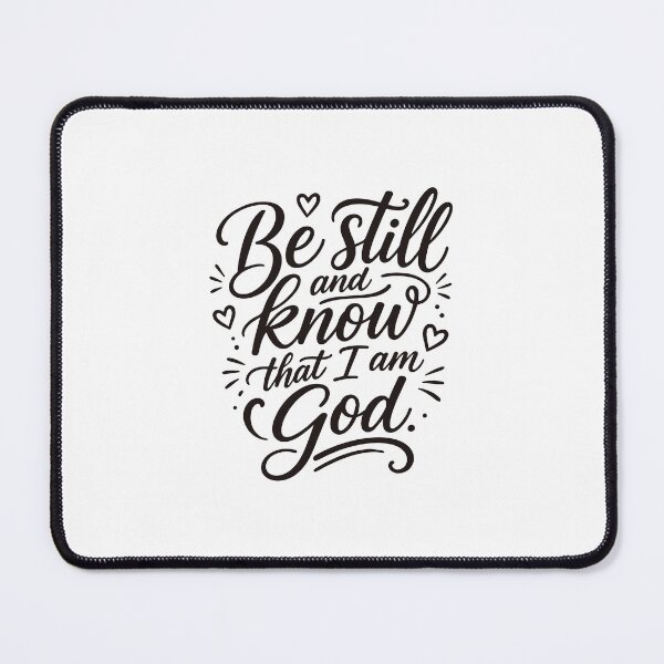 Item preview, Be Still and Know – Christian Scripture Quote designed and sold by Verse & Vibes.