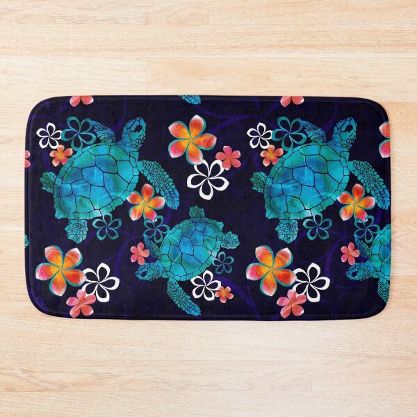 Item preview, Sea Turtle with Flowers designed and sold by K. Reinholds Design.