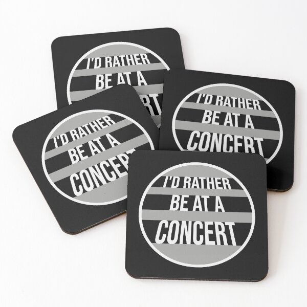 Item preview, I'd Rather Be At A Concert Funny Music Lover Quote designed and sold by shirt-o-mat.