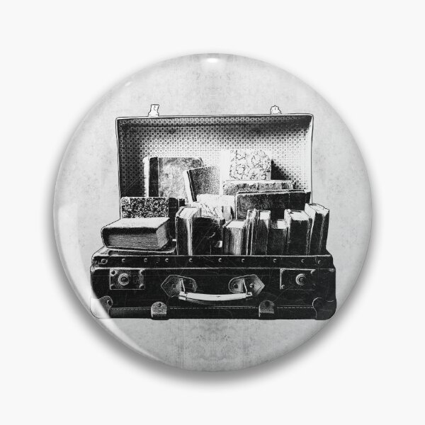Item preview, Book Hoarder Vintage Suitcase Packed With Books designed and sold by Ghoul Enterprises.