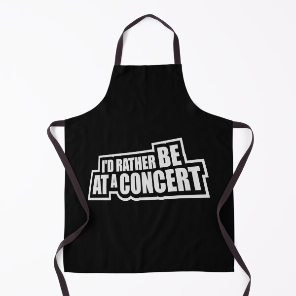 Item preview, I'd Rather Be At A Concert Funny Music Lover Quote designed and sold by shirt-o-mat.