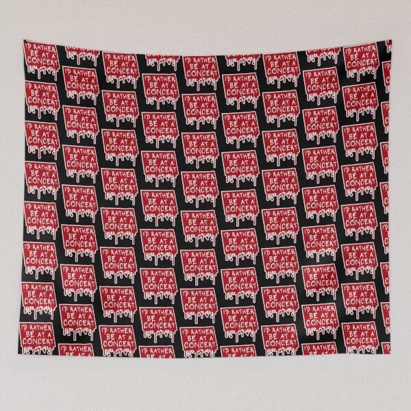 Item preview, I'd Rather Be At A Concert Funny Music Lover Quote designed and sold by shirt-o-mat.