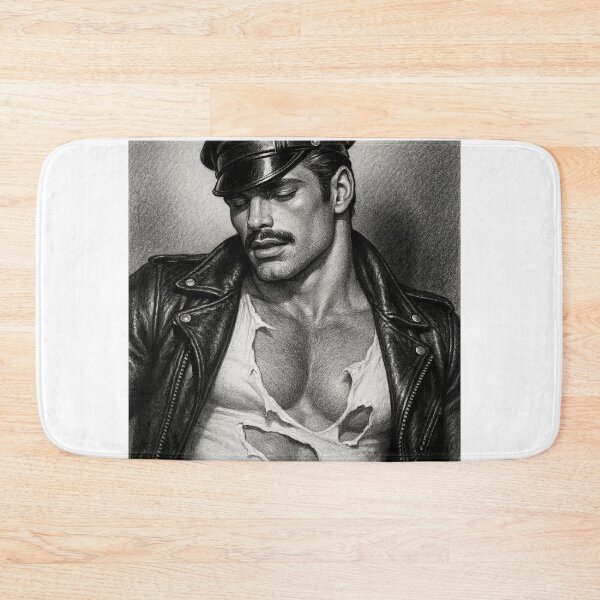 Item preview, Vintage Gay Leather Bar Daddy Ripped Tee Defiant Currency Tom of Finland Tribute Gay Pride Graphic Design designed and sold by ItsAKinkThing.