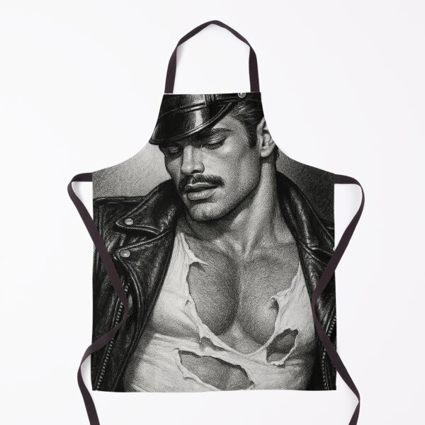 Item preview, Vintage Gay Leather Bar Daddy Ripped Tee Defiant Currency Tom of Finland Tribute Gay Pride Graphic Design designed and sold by ItsAKinkThing.
