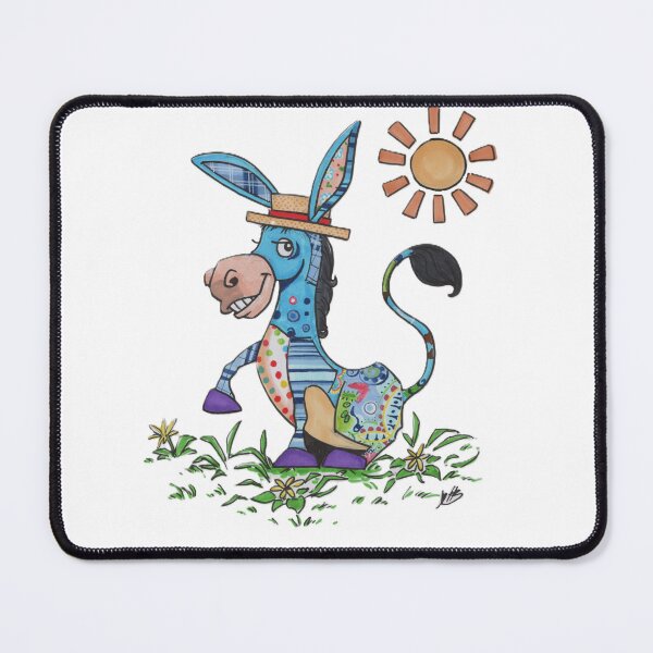 Item preview, Mexican Donkey in Flowers and under the sun designed and sold by HBOriginalsArt.