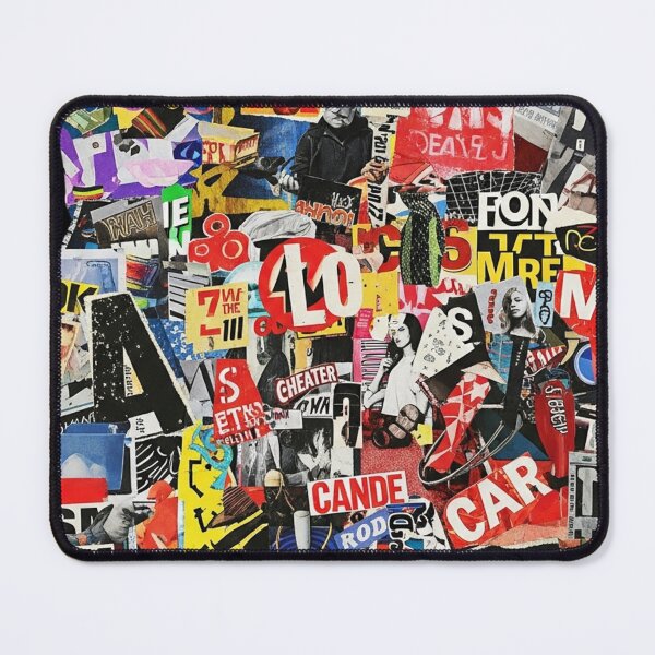 Item preview, Chaotic Magazine Cutout Collage Art Ransom Note Style designed and sold by SholoStudio.