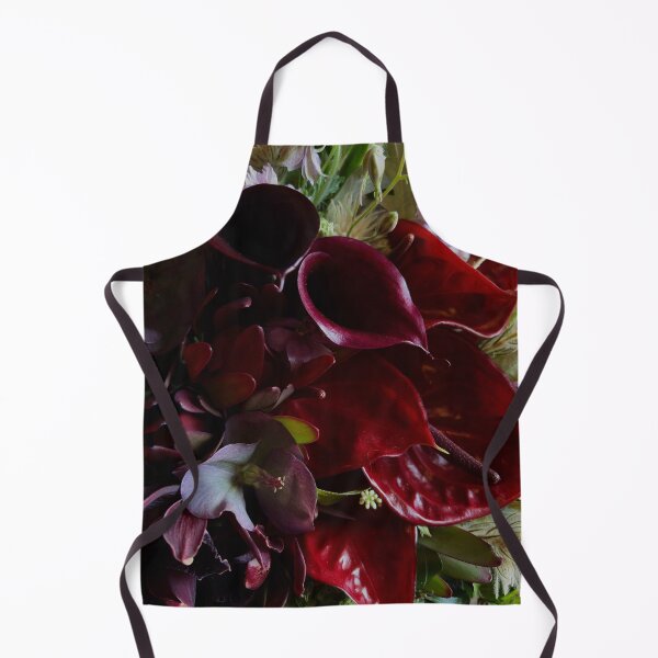 Item preview, Deep Moody Burgundy Floral Bouquet designed and sold by PapoBotanica.