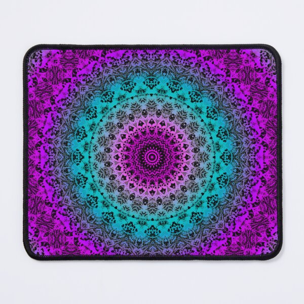 Item preview, Gothic Skull Mandala Kaleidoscope Dark Psychedelic Sacred Geometry Art colored designed and sold by cr6zym1nd.