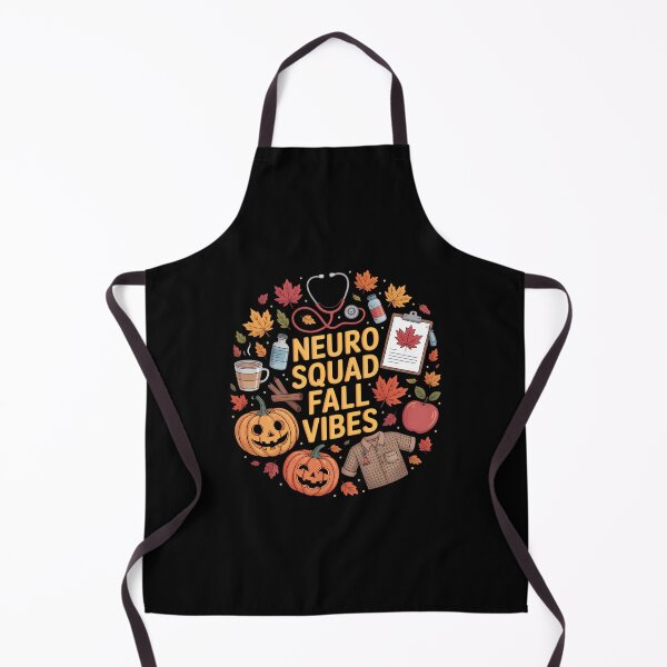 Item preview, Neuro Squad Fall Vibes Neurology Crew Autumn Halloween Bow designed and sold by TrinaEspinoza.