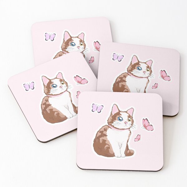 Item preview, Odd Eye Brown kitty and Butterfly Pink designed and sold by sara747.