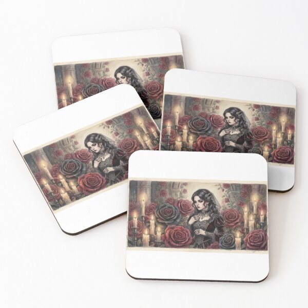 Item preview, Gothic Queen Dark Fantasy Art Print | Melancholy Romance designed and sold by AbrattaArt.