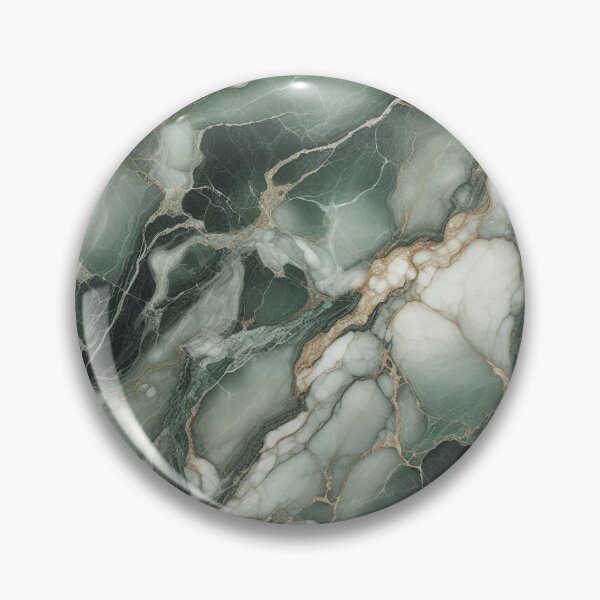 Item preview, Classic Green Elegant White Marble Pattern designed and sold by WildStroke.
