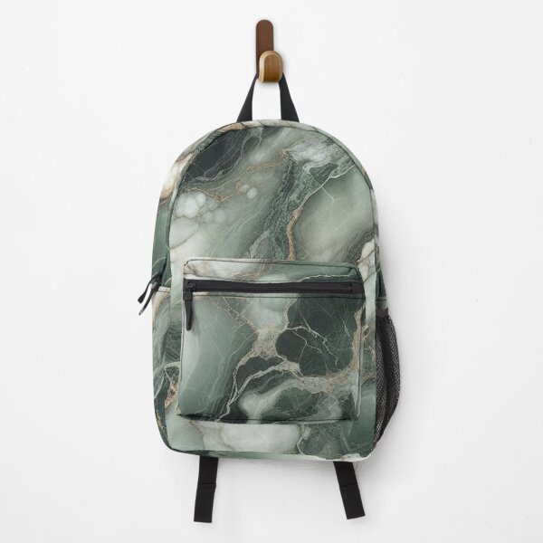 Item preview, Classic Green Elegant White Marble Pattern designed and sold by WildStroke.