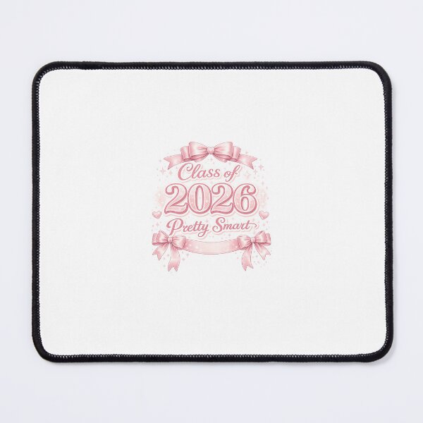 Item preview, Pretty Smart Coquette Graduation Shirt Pink Bow Aesthetic | Senior 2026 Cute Girl Tee designed and sold by DoodleHaus360.