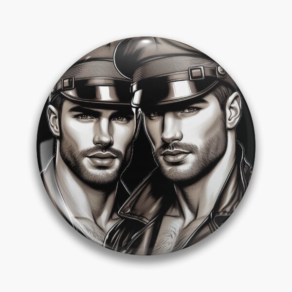 Item preview, Vintage Gay Leather Bar Daddy Cool Defiant Currency Gay Pride Graphic Design designed and sold by ItsAKinkThing.