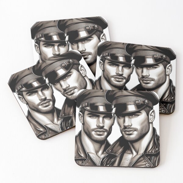Item preview, Vintage Gay Leather Bar Daddy Cool Defiant Currency Gay Pride Graphic Design designed and sold by ItsAKinkThing.