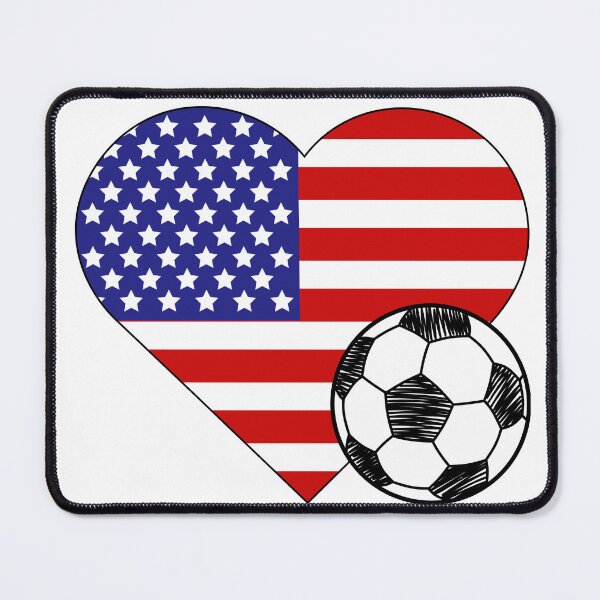 Item preview, United States Soccer Heart Design designed and sold by FinalScoreClub.
