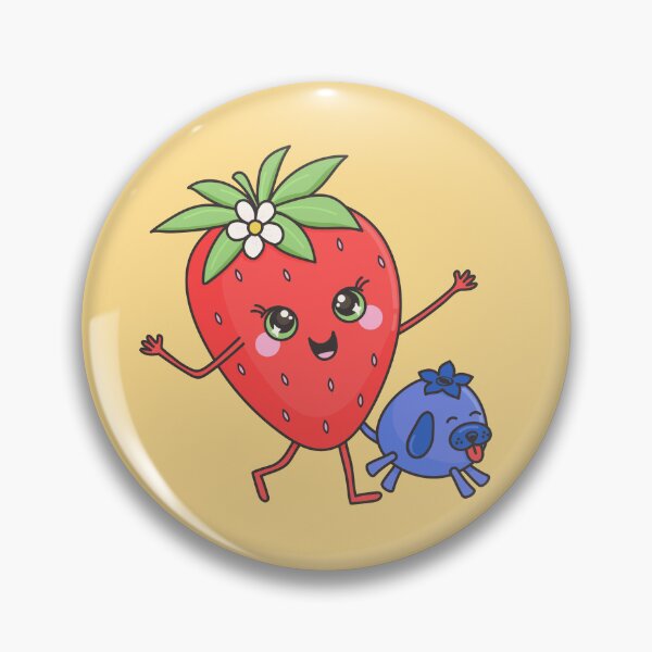 Item preview, Strawberry Girl and Blueberry Pup designed and sold by robyriker.