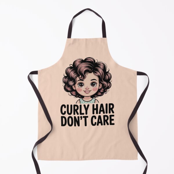 Item preview, Curly Hair Don’t Care Funny Curls Quote T-Shirt designed and sold by MarJul.