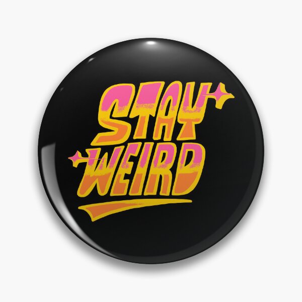 Item preview, Stay Weird - groovy lettering designed and sold by Chrisnug24.