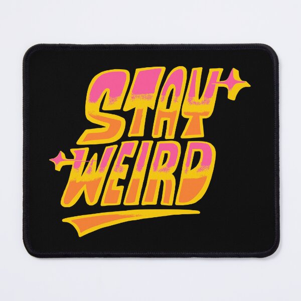 Item preview, Stay Weird - groovy lettering designed and sold by Chrisnug24.