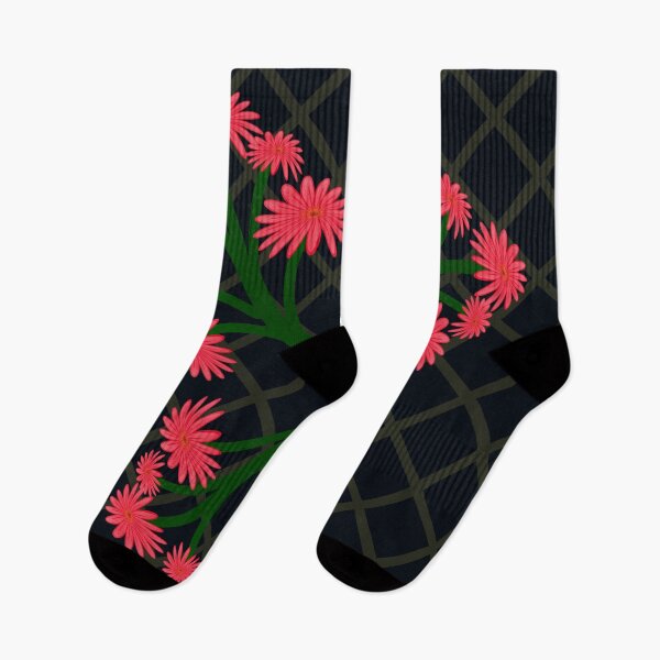 Item preview,   Pink Gerbera Daisy Floral Bouquet pattern  designed and sold by HopeAndHustle.