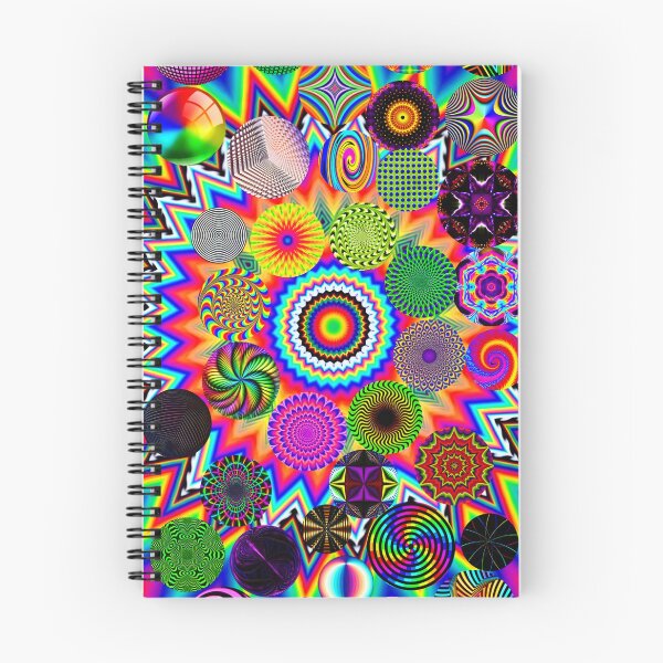 Item preview, Psychedelic Rainbow Optical Illusion Pattern designed and sold by Peac7e.