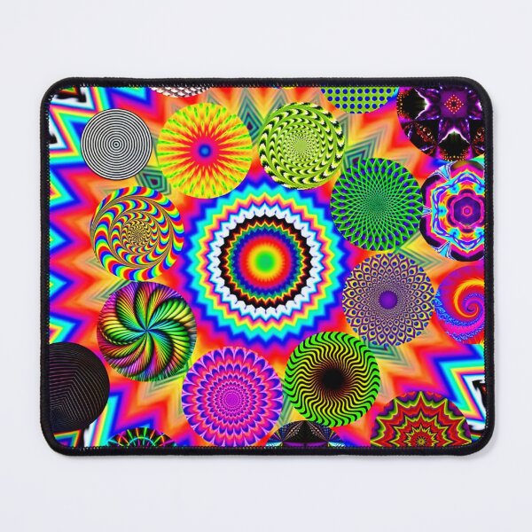Item preview, Psychedelic Rainbow Optical Illusion Pattern designed and sold by Peac7e.