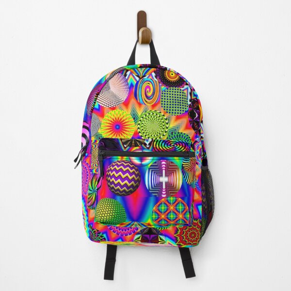 Item preview, Psychedelic Rainbow Optical Illusion Pattern designed and sold by Peac7e.