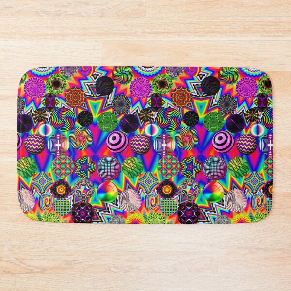 Item preview, Psychedelic Rainbow Optical Illusion Pattern designed and sold by Peac7e.