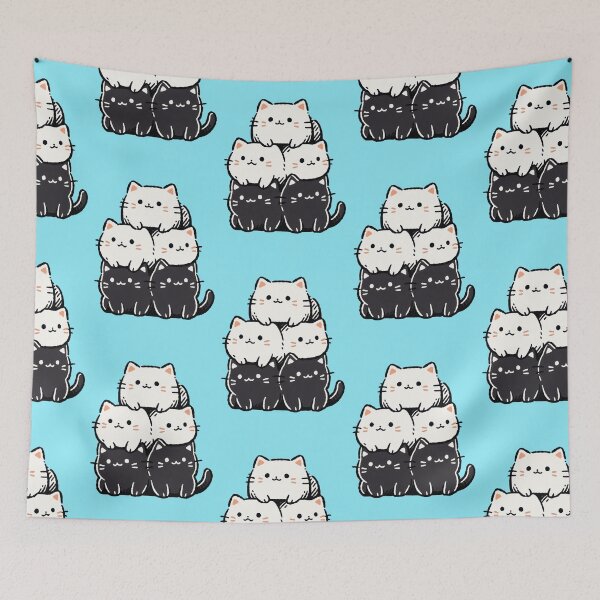Item preview, Cute Cats Stack Friends Best Friends Quote designed and sold by Mauswohn.