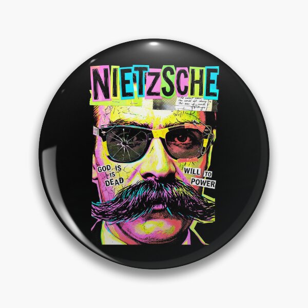 Item preview, Friedrich Nietzsche Nietzscheanism Funny Pop Art Philosophy designed and sold by GrandeDuc.